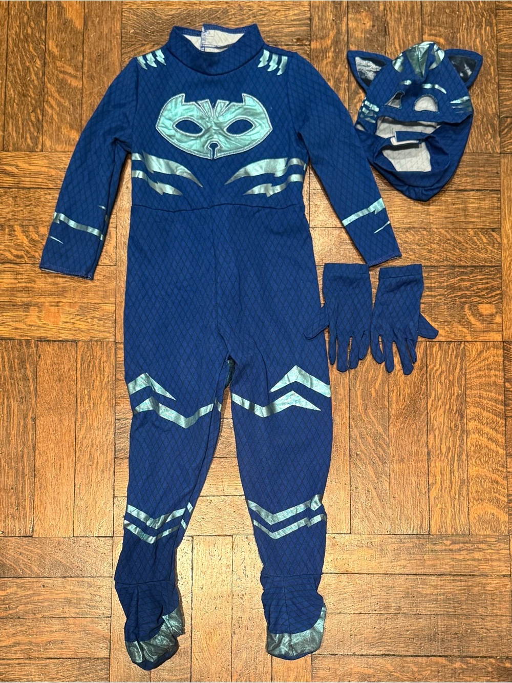 PJ Masks Catboy Toddler Halloween Costume, Size 3-4T, Includes Mask and Gloves